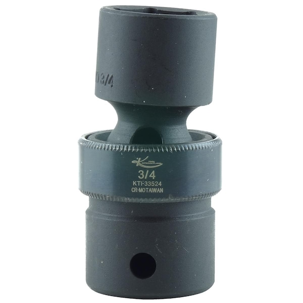 1/2" Drive, 3/4" Size, SAE Socket, 6 Points, Swivel 6 pt., 1/2"Drve, 3/4